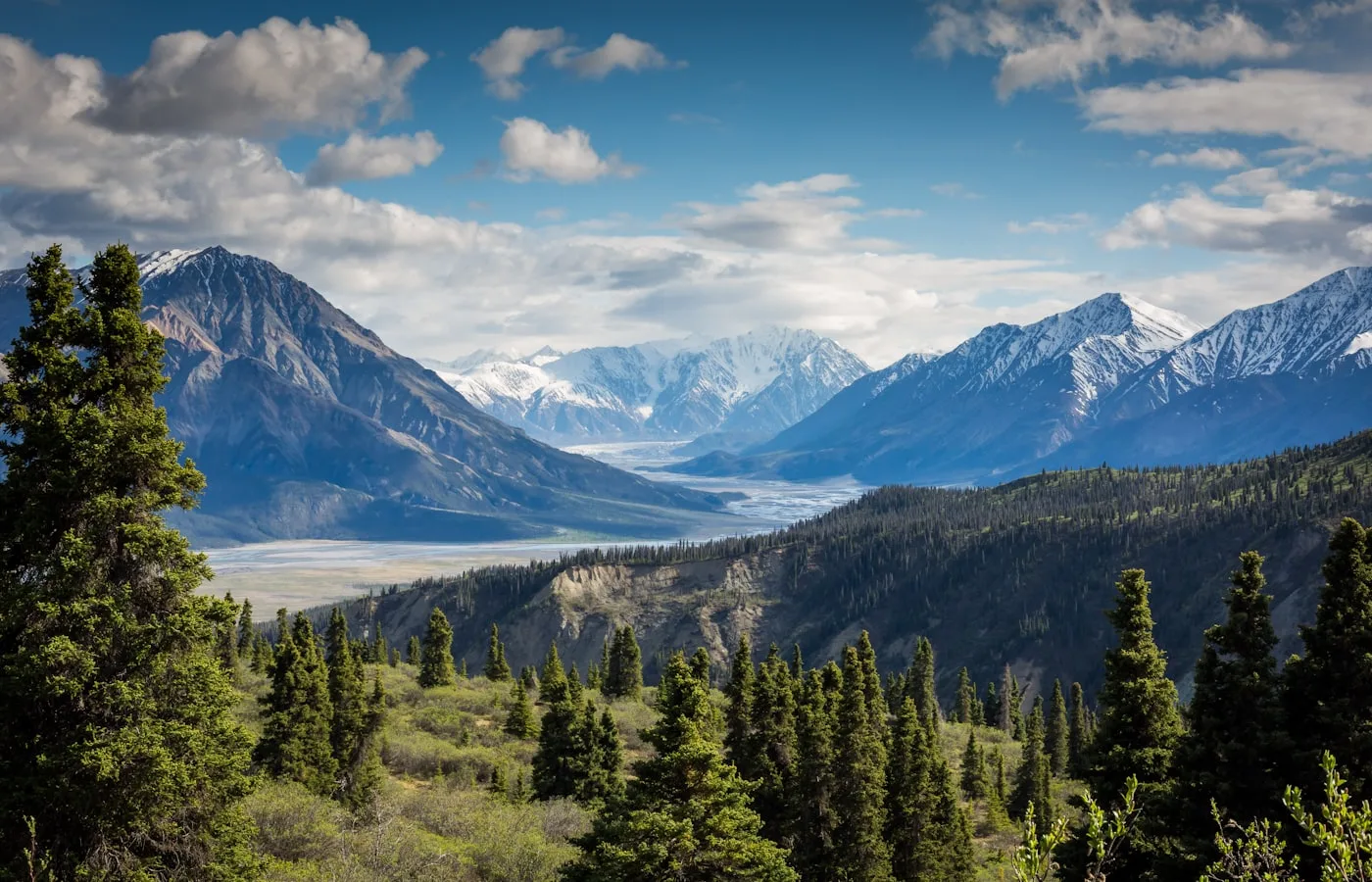 Mountain valley in the American West at the edge of network coverage