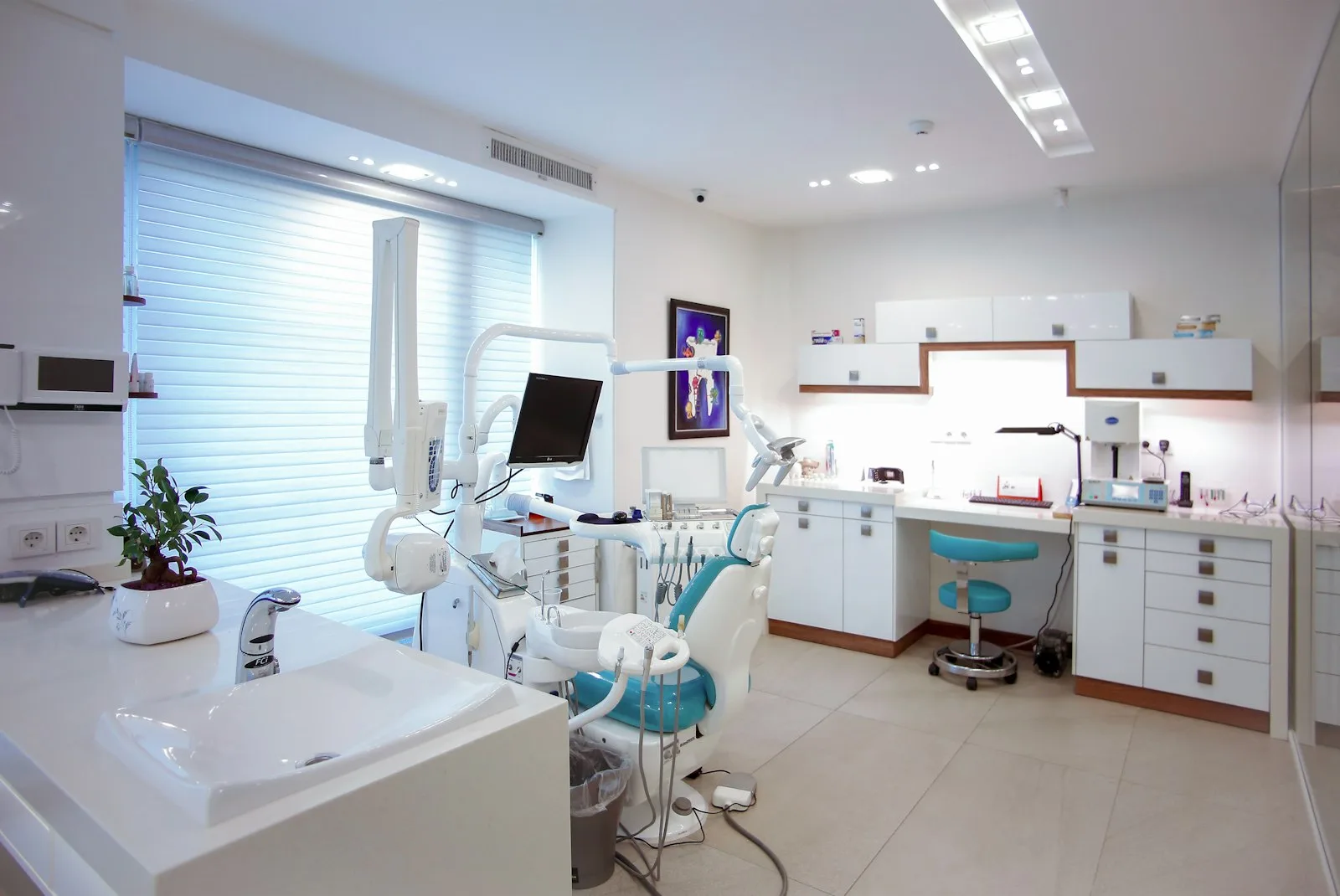 Modern outpatient clinic interior