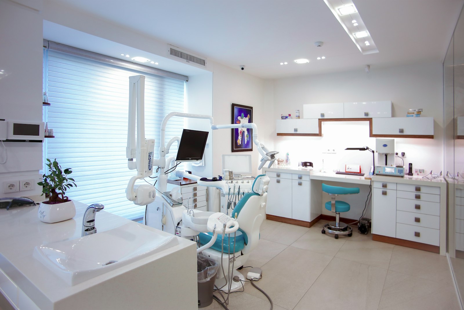 Modern outpatient clinic interior
