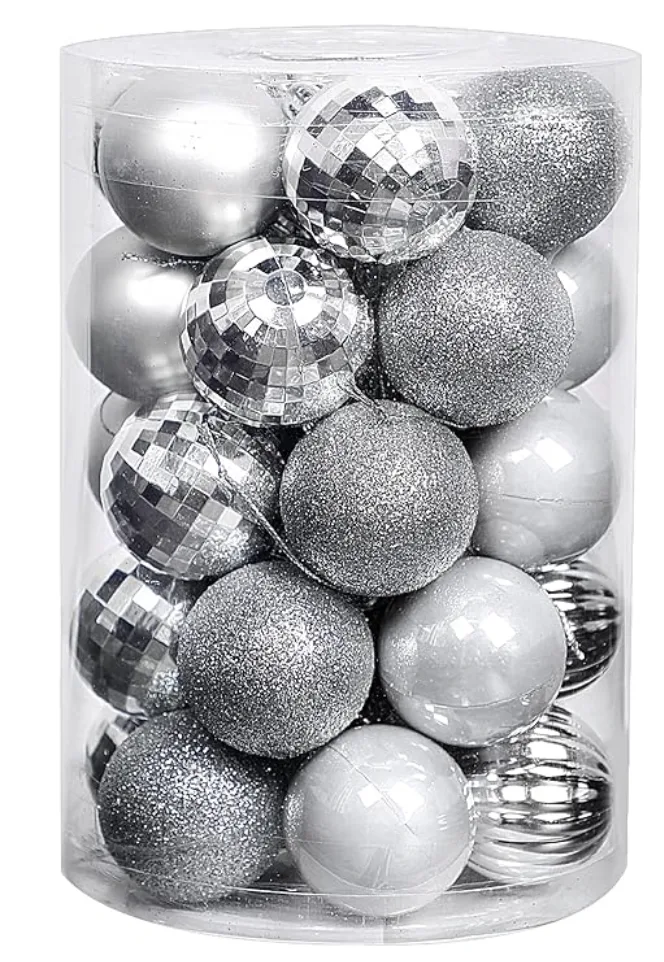 Silver Ornament Set