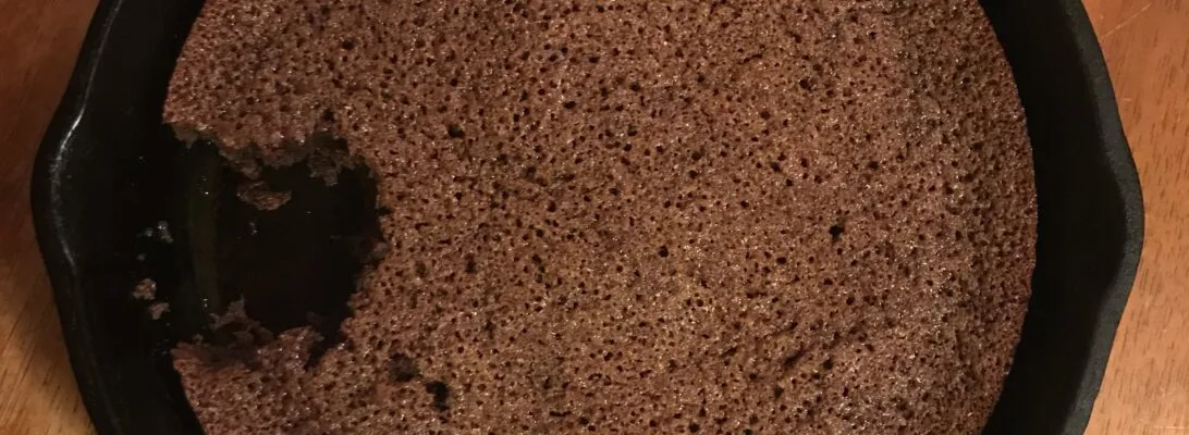Brownies in a skillet