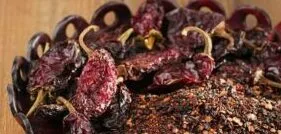 Smoked chipotle chilies