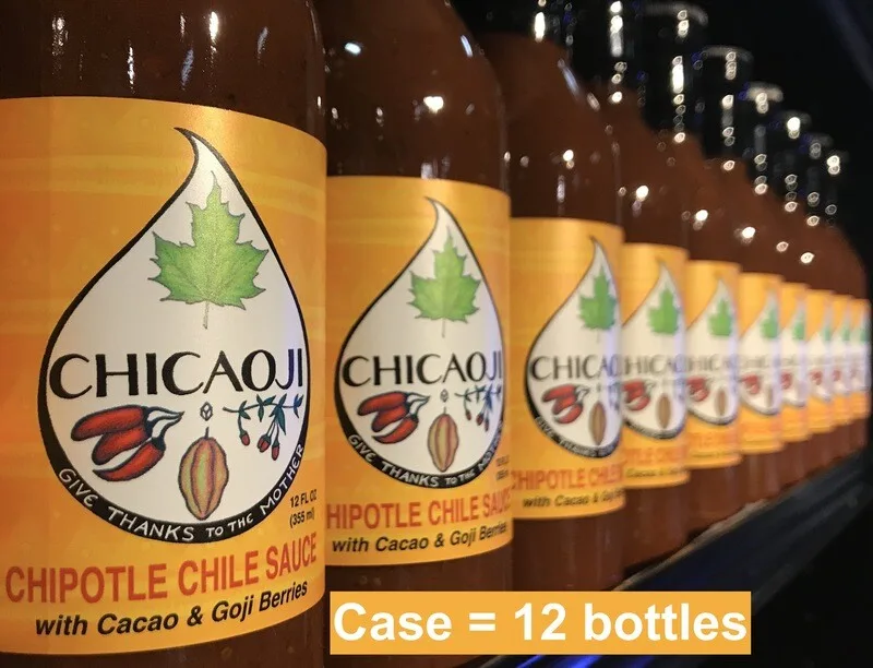 Case of twelve 12 oz Chicaoji bottles