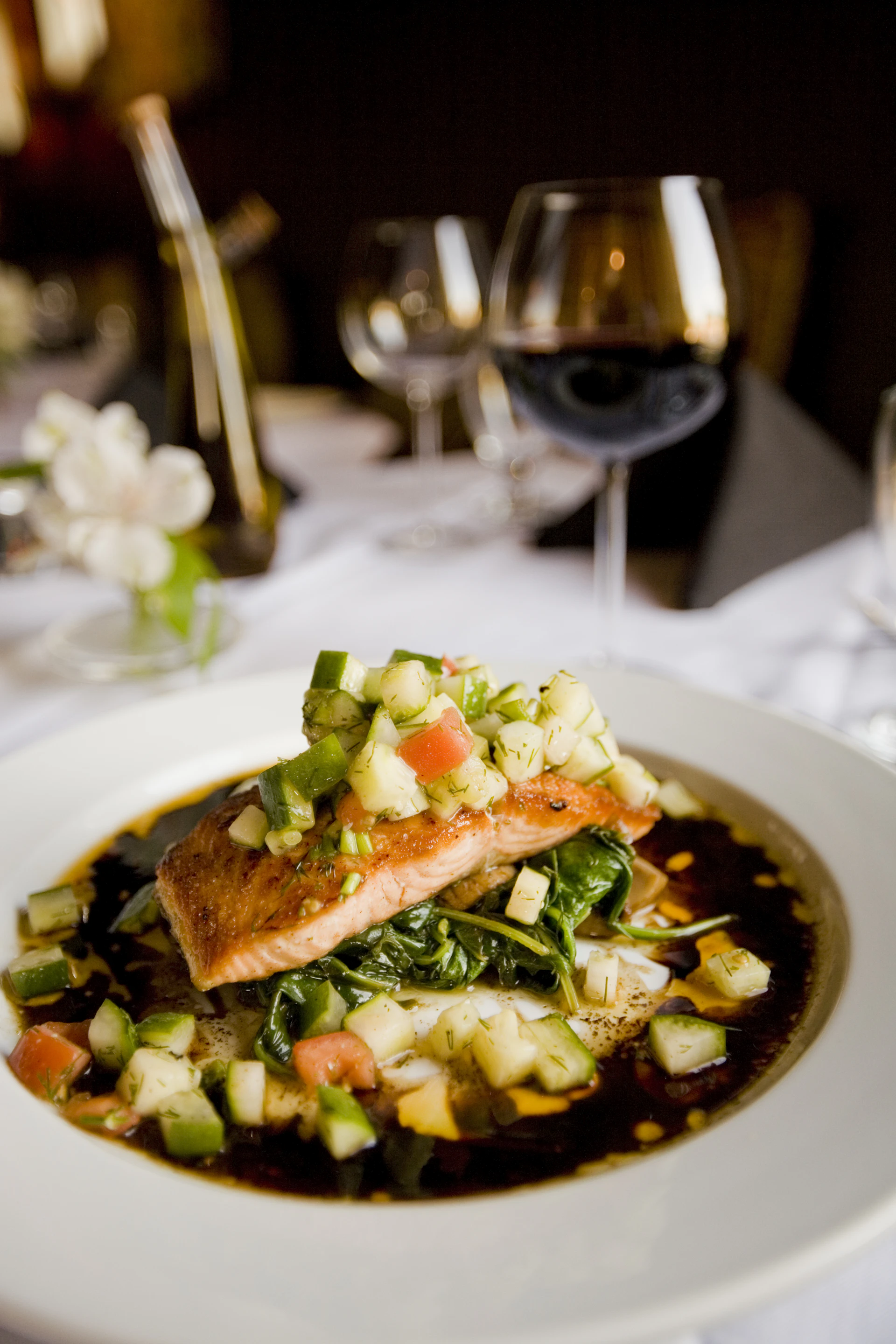 Chicaoji glazed salmon